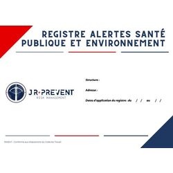 REGISTRE ALERTES SANTE PUBLIQUE ET ENVIRONNEMENT