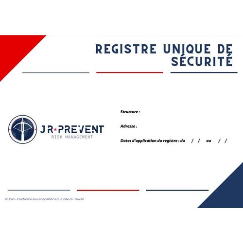 REGISTRE UNIQUE DE SECURITE